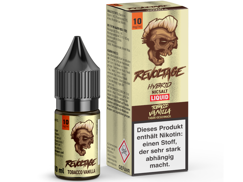 Revoltage Hybrid Liquid Tobacco Vanilla 10mg