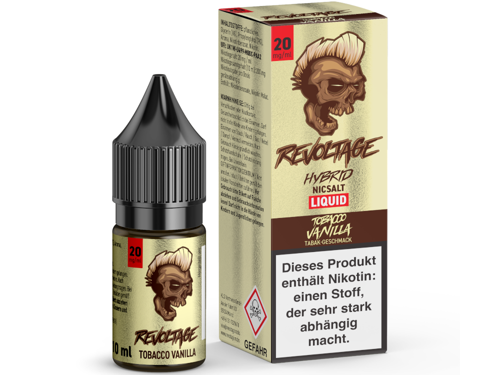Revoltage Hybrid Liquid Tobacco Vanilla 20mg