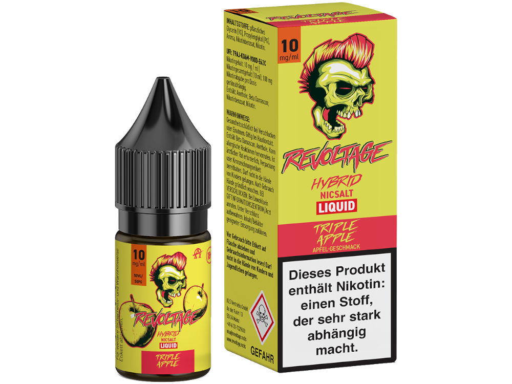 Revoltage Hybrid Liquid Triple Apple 10mg
